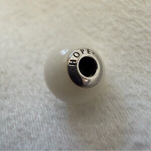 Pandora Essence Silver and Quartz Hope Charm Bead